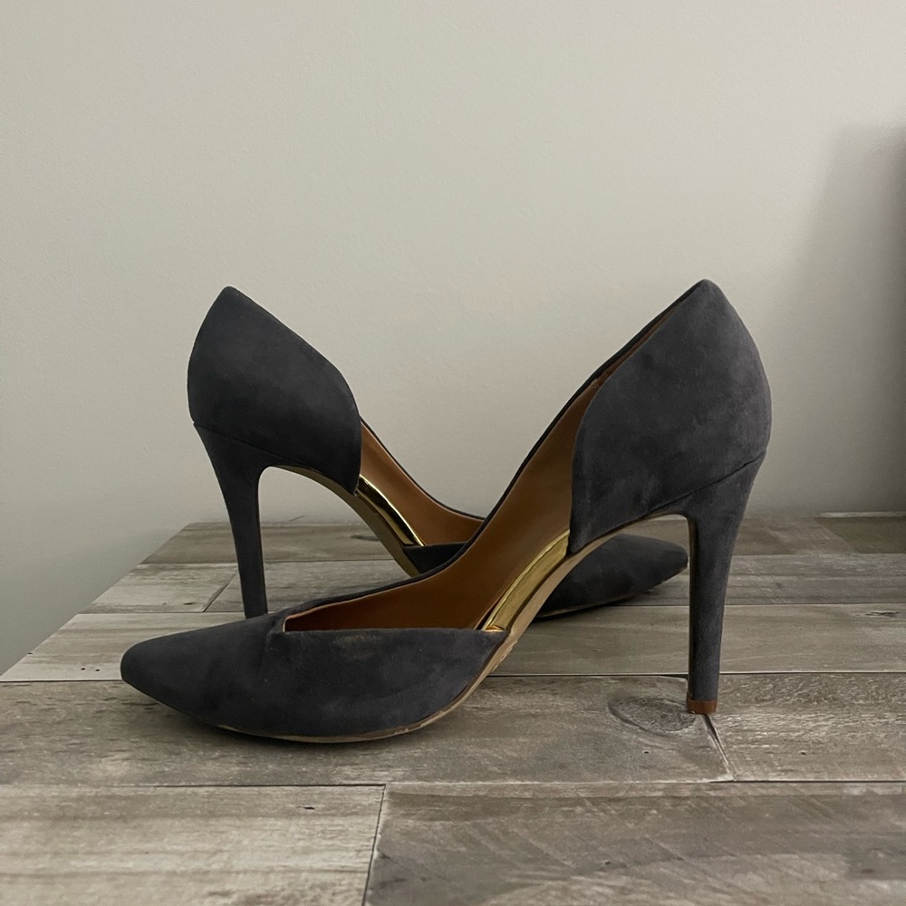 Merona Gray 8.5 Heels